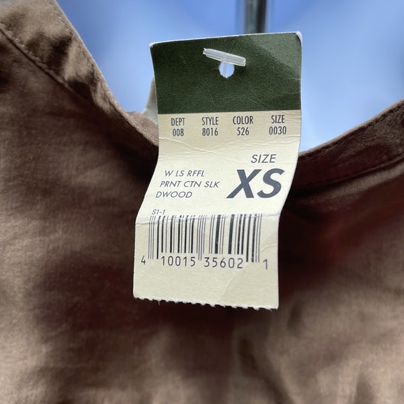 🎉HP🎉✨NWT Eddie Bauer Women’s Longsleeved 💥Silk💥blouse YEAR-ROUND GO-TO - Picture 8 of 11